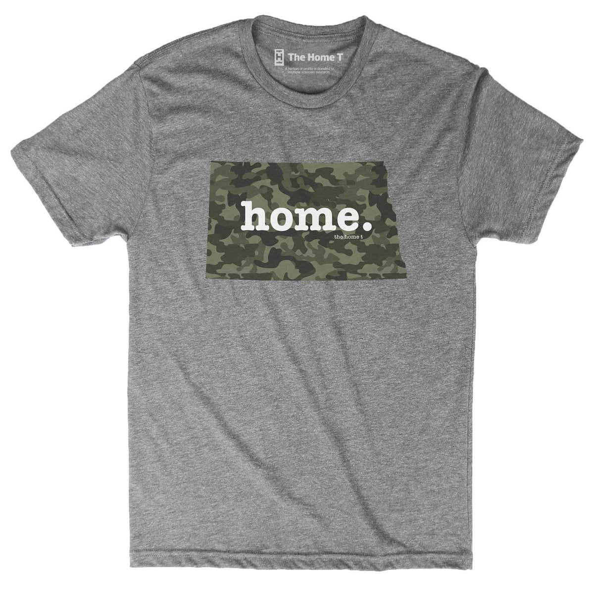 North Dakota Camo Limited Edition Camo Limited Edition The Home T XS Athletic Grey