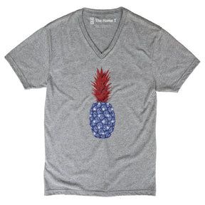 Patriotic Pineapple Crew neck The Home T XS V-Neck