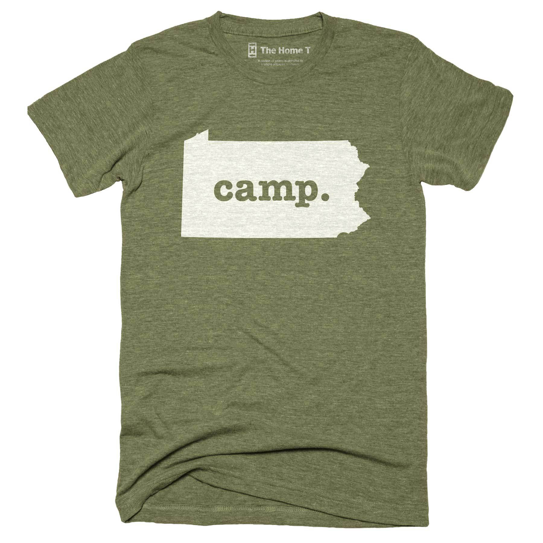 Pennsylvania Camp Home T-Shirt Outdoor Collection The Home T XXL Army Green