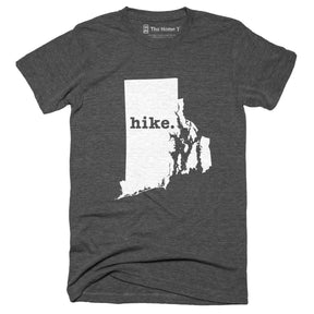 Rhode Island Hike Home T-Shirt Outdoor Collection The Home T XXL Grey