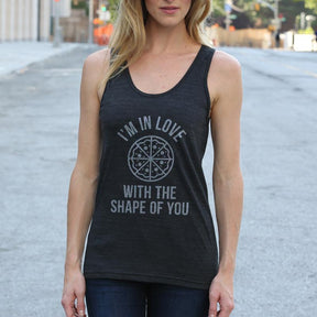 In Love with the Shape of Pizza Crew neck The Home T XS Tank Top