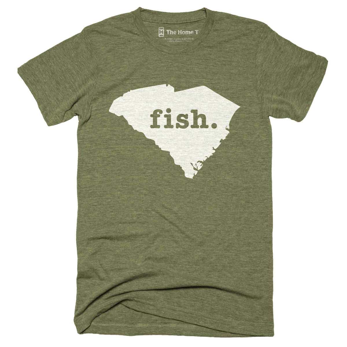 South Carolina Fish Home T-Shirt Outdoor Collection The Home T XXL Army Green