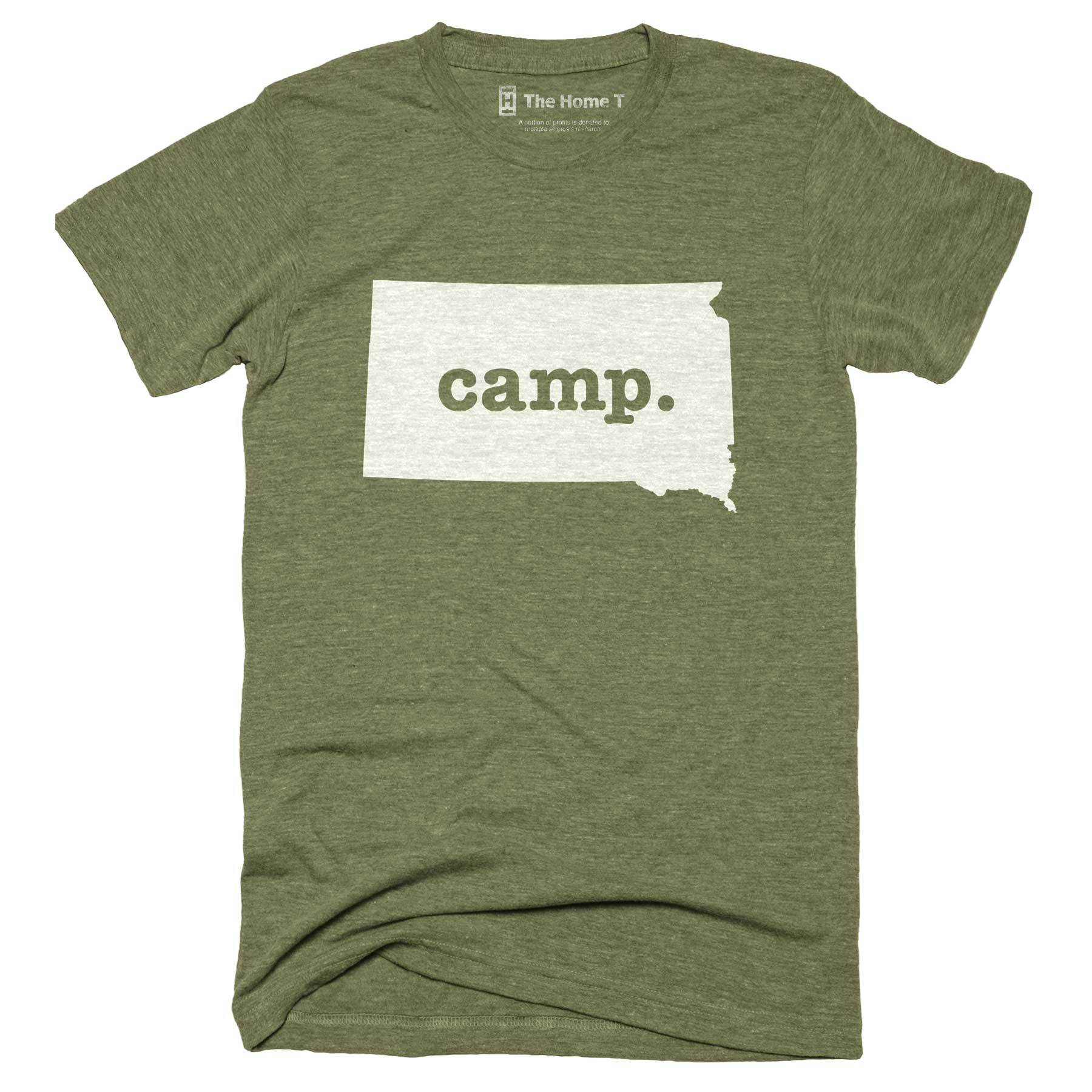 South Dakota Camp Home T-Shirt Outdoor Collection The Home T XXL Army Green