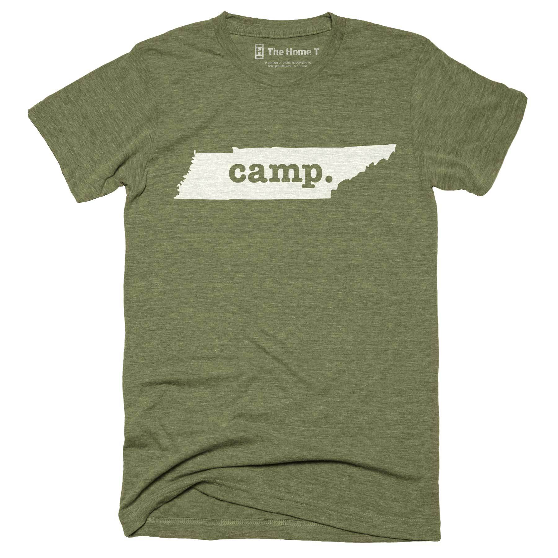 Tennessee Camp Home T-Shirt Outdoor Collection The Home T XXL Army Green