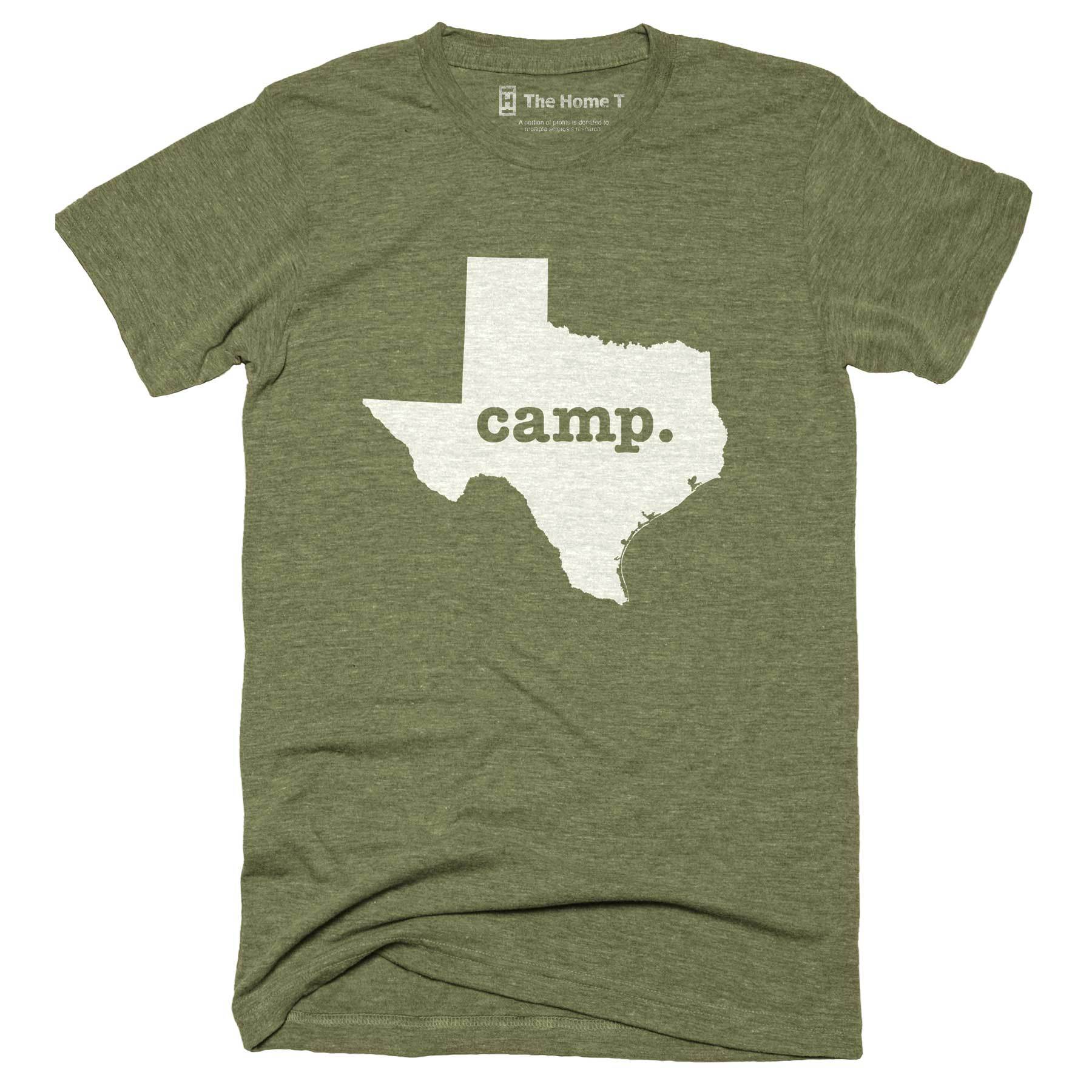 Texas Camp Camp Home T-Shirt Outdoor Collection The Home T XS Army Green