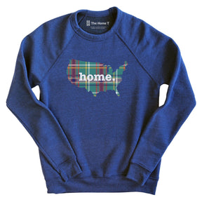 United States Limited Edition Green Plaid Green Plaid The Home T XS Sweatshirt