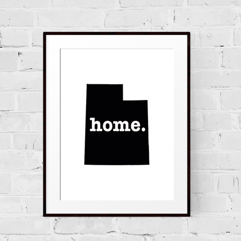 Utah Art Print