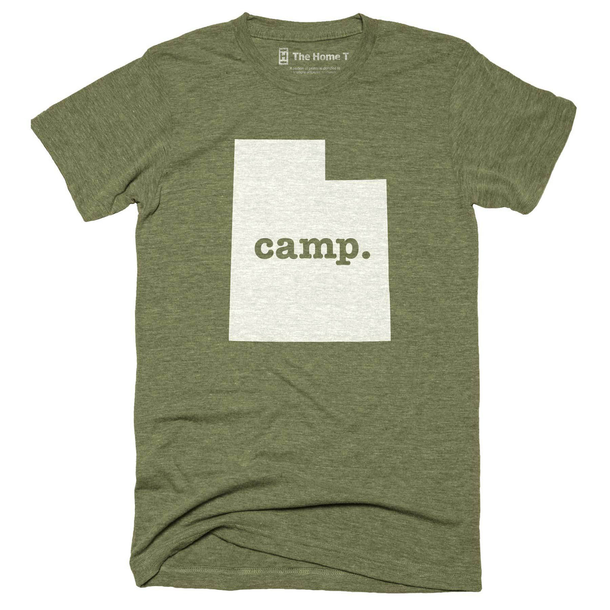 Utah Camp Home T-Shirt Outdoor Collection The Home T XXL Army Green