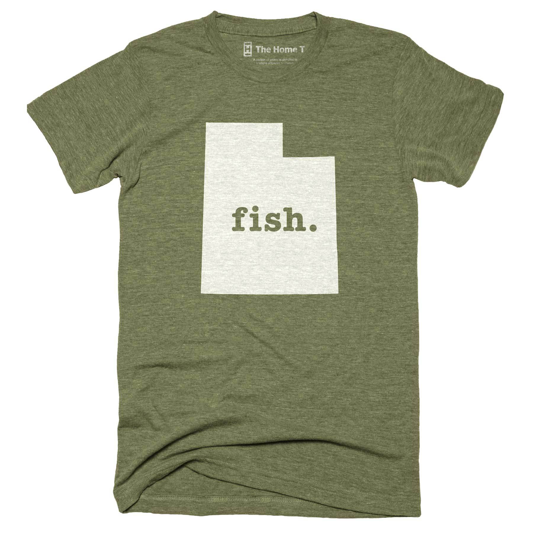Utah Fish Home T-Shirt Outdoor Collection The Home T XXL Army Green