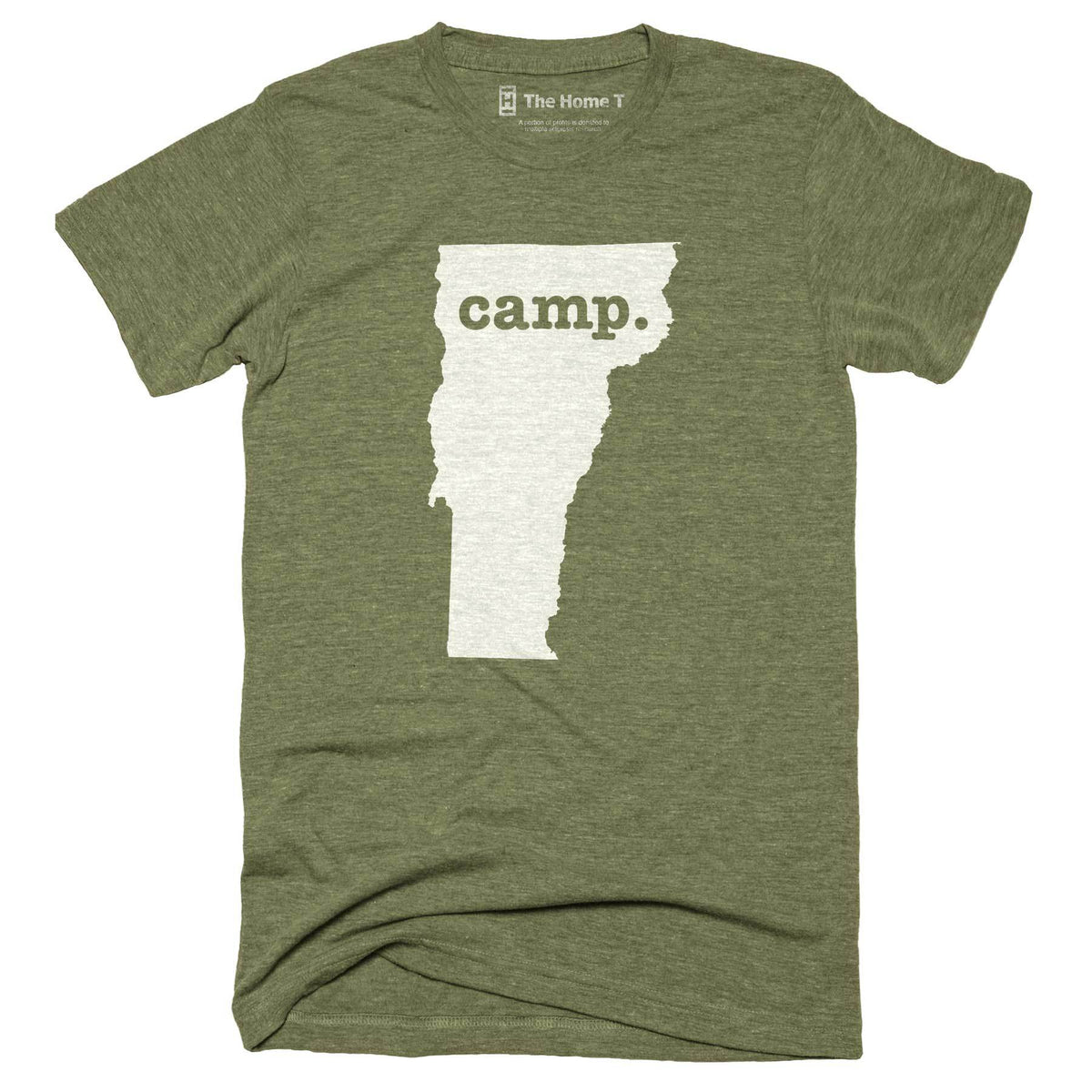 Vermont Camp Home T-Shirt Outdoor Collection The Home T XXL Army Green