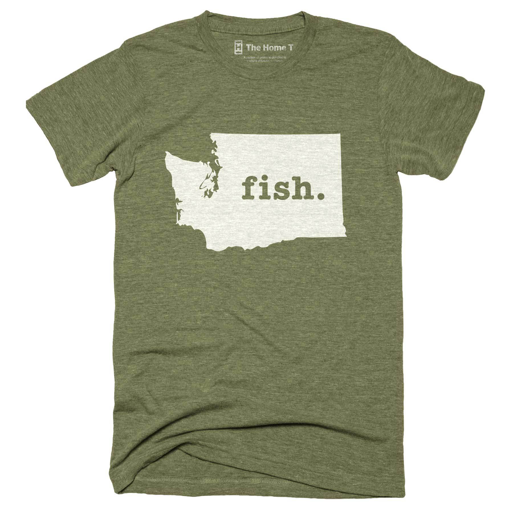 Washington Fish Home T-Shirt Outdoor Collection The Home T XXL Army Green