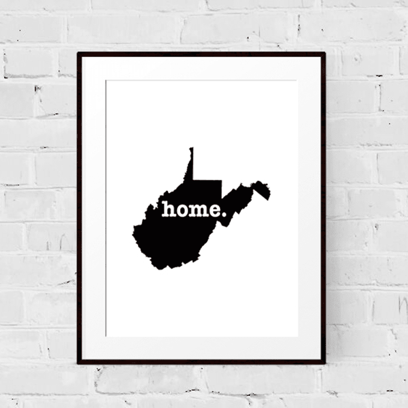 West Virginia Art Print