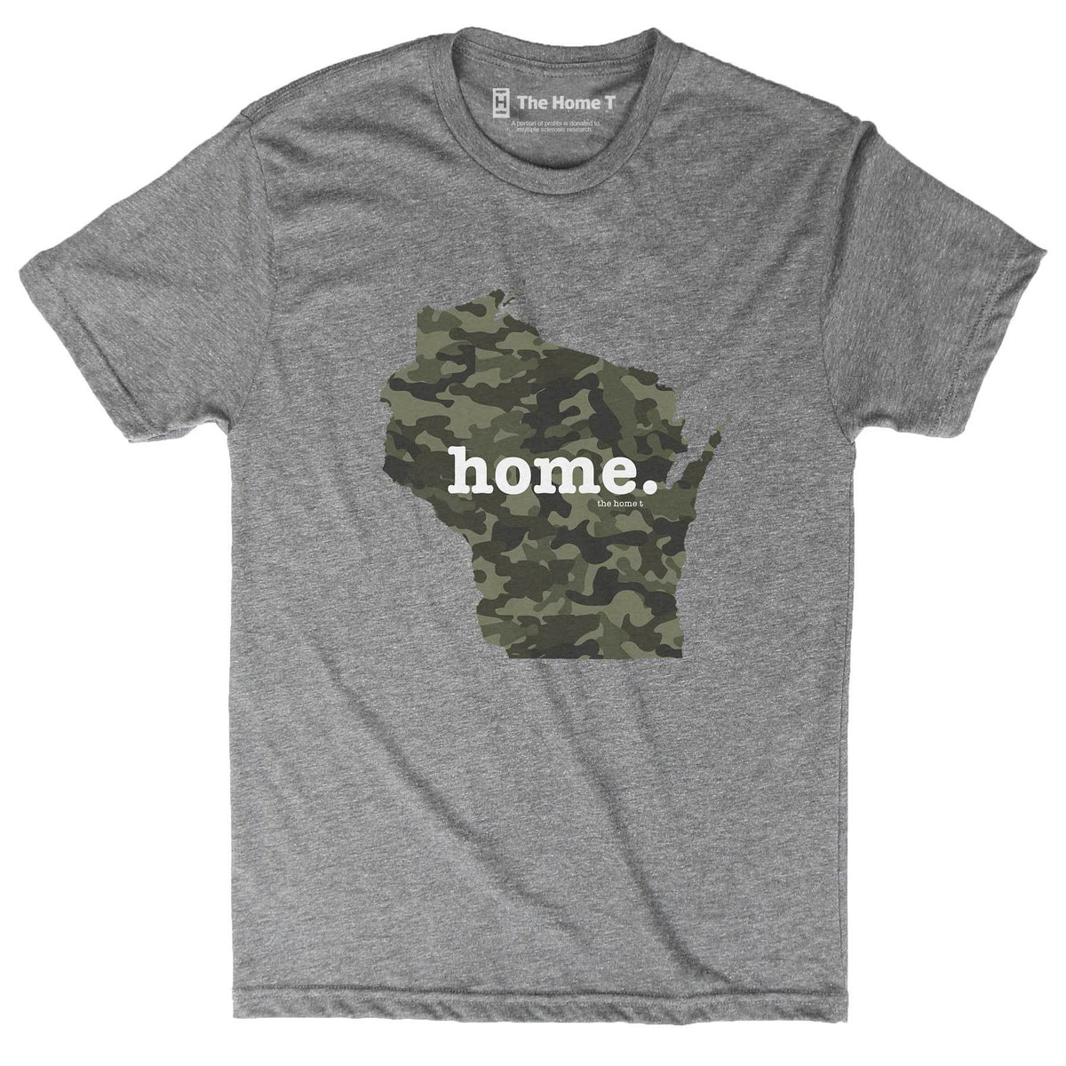 Wisconsin Camo Limited Edition Camo Limited Edition The Home T XXL Athletic Grey