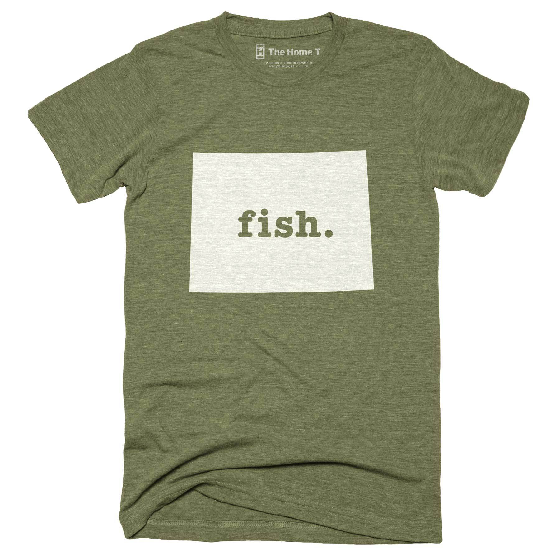 Wyoming Fish Home T-Shirt Outdoor Collection The Home T XXL Army Green