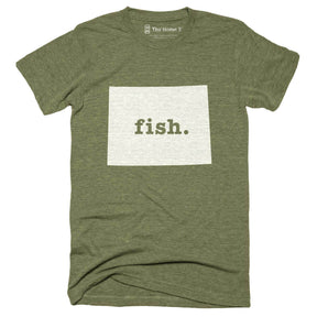 Wyoming Fish Home T-Shirt Outdoor Collection The Home T XXL Army Green